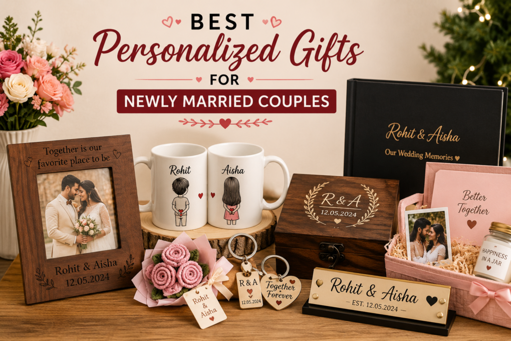 best personalized gifts for newly married couples 200+