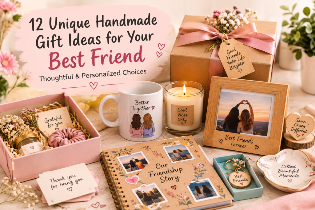 12 Unique Handmade Gift Ideas for Your Best friend